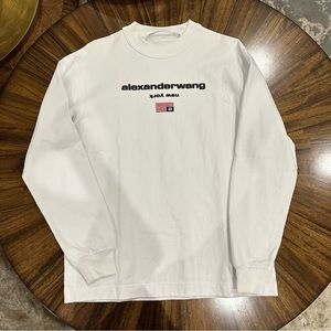 Authentic and New Alexander Wang long sleeve shirt unisex